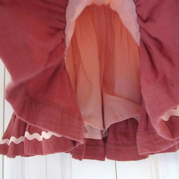New w Tag, Matilda Jane Forever and Ever Pink Lined Ruffle Girls Dress in Size 2 - Picture 6 of 8